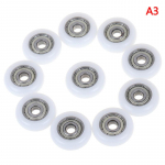 2/5/10 tk l&uuml;kand du&scaron;irulli ratas plastikust ukse asendusrulli ratas