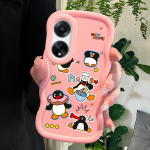 V&auml;rvitud muster Big Wave Edge pehme silikoon materjal Macaron telefoni &uuml;mbris p&otilde;rutuskindel kaitsev kummist &uuml;mbris OPPO Reno Realme jaoks Realme 7I must