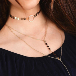 Mood Kaelakee Ehted Luksuslik Teemant Ilus Tutt Pikk Kaelakee Naiste Kaelakee Aksessuaarid 1 tk 1 pc kuld