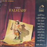 LP-plaat GEORG SOLTI ,DIRIGENT GERAINT EVAN - Verdi: Falstaff LSC6163 RCA Victor Saksamaa Klassikaline Kasutatud