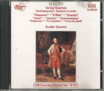 CD KODALY KVARTETT - Haydn Keelpillikvartetid 8330129 KULDSED KLASSIKUD Mitte Jaapan Klassikaline Kasutatud