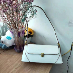 Retro klapiga kaenlaaukott naistele PU-nahast &otilde;lakott Luksuslik kaenlaaukott 23.5x6x18cm must