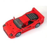 Classic Racing 10248 F40 &Uuml;hilduv MOC-49743 Sportauto 1192 tk Liitmisega Kokkupanek Ehitusklotside M&auml;nguasjamudel DIY Lastele Kingitus Kingitus with paper manual