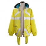 K&uuml;berpunk Edgerunners M&auml;ng Anime David Martinez Cosplay Kost&uuml;&uuml;m Seis Kaelus Jakk kapuuts vabaajar&otilde;ivaste Halloween XL