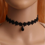 Velvet Choker kaelakee naistele Vintage seksikas ripatsiga kaelakee