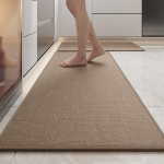 Kootud k&ouml;&ouml;gip&otilde;randamatt libisemisvastane pestav mustusekindel imav paks sissep&auml;&auml;sumatt uksematt 45*70CM+45*120CM gray
