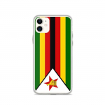 Coque iPhone &ndash; mitmev&auml;rviline &ndash; Drapeau du Zimbabwe &ndash; Souple &ndash; Design fin et l&eacute;ger &ndash; iPhone 11