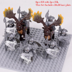 8 tk/partii Haldjad S&otilde;dur Orkid Armee Figuurid LOTR Armor Guard S&otilde;dalane Vibulaskja Keskaja R&uuml;&uuml;tlid Ehitusklotsid Klotsid m&auml;nguasjad kingitused