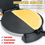 2000W elektriline Paratha Chapati Roti Maker lehtleiva pitsa k&ouml;&ouml;gitortilla toiduvalmistamise t&ouml;&ouml;riist