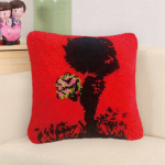 Nicediy Loomamustriline Tikand Heegeldamine Latch Hook Vaiba Komplekt DIY Matt Vaiba Komplektid Tarvikud Vaiba Tikand Kudumine K&auml;sitsi Valmistatud Toa P&otilde;rand