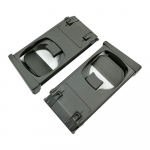 1 paar musta L&R esitopsihoidja trimmi sobib Toyota Hilux Vigo Fotuner 2005-2014 jaoks