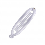 Moodsad kalakujulised juuksek&uuml;&uuml;s &uuml;hev&auml;rvilised lihtsad banaanist juukseklambrid naistele, t&uuml;drukutele, lainekammid, juuksen&otilde;elad, p&otilde;imitud klambrid Black 11cm