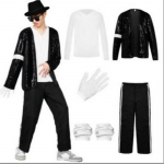 Unisex Michael Jacksoni Fantaasia Esinemiskost&uuml;&uuml;mi Komplekt XL