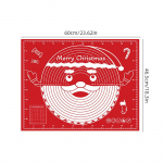 Mittenakkuv silikoonist k&uuml;psetusmatt saiakeste, taigna rullimiseks ja s&otilde;tkumiseks &ndash; ideaalne k&uuml;psiste ja pirukate jaoks &ndash; skaalaga k&ouml;&ouml;git&ouml;&ouml;riist p&uuml;hadek&uuml;psetamiseks 60*45CM