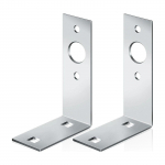 Galvanized Trailer Light Mounting L Shape Tail Light Bracket for Utility Trailer Parts Accessories, 4.5 x 3 x 1.5 Inch(2 Pcs) one size