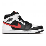Air Jordan 1 Mid Chile Red Unisex tossud Valge Must 554724-075 42.5