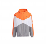 Adidas Neo Meeste V&auml;rviline Kapuutsiga Jakk Tikitud Logoga Meeste Jakk Oranž GP5701 L
