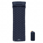 Ise t&auml;ituv matkamis&otilde;hupadi Kerge magamismatt sisseehitatud jalgpumbaga LT29 Tumesinine LT29 Navy Blue