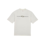 Jordan X Travis Scott Koost&ouml;&ouml; Logo Prindiga Mugav Soonikuga &Uuml;mmarguse Kaelusega L&uuml;hikeste Varrukatega T-s&auml;rk Meeste Topid Seil-Valge DZ5511-133 L