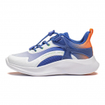 Li Ning Mugavad Vabaaja Libisemiskindlad Vastupidavad Laste Jooksukingad Laste Tennised Valge Sinine Oranž YKNU026-7 25
