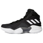 Adidas Pro Bounce 2018 Moodsad Mitmek&uuml;lgsed P&otilde;rutust Summutavad Libisemiskindlad Keskmise K&otilde;rgusega Korvpallijalatsid Meeste Tossud Must Valge FW5746 46 black