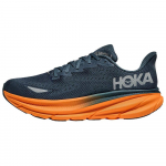 Hoka One One Clifton 9 Gtx Mugavad Mitmek&uuml;lgsed Libisemiskindlad Vastupidavad Madalad Vabaaja Jooksukingad Meeste toss Sinine Oranž 1141470F-SGZ 41⅓