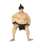 Halloweeni kost&uuml;&uuml;m, naljakas kummituste festivali kost&uuml;&uuml;m, sumo kost&uuml;&uuml;m, sumo paks mees kost&uuml;&uuml;m one size fits all khaki