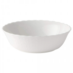 NARUMI Silky White Salati kauss, 16 cm, Valge, Armas reljeefne disain, Hommikus&ouml;&ouml;gikauss, Supikauss, Mikrolaineahjus kuumutamine, N&otilde;udepesumasinas pestav, 9968-1658P