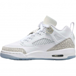Air Jordan Spizike Low GS Valge Neutraalne Hall Vaevu Sinine Laste Tossud Metallik-H&otilde;bedane FQ3950-103 39