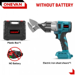ONEVAN 880NM Harjadeta Elektrilised Raudk&auml;&auml;rid Juhtmeta Raud Terasest K&auml;&auml;rid Lehtmaterjali L&otilde;ikur T&ouml;&ouml;riist Makita 18V Aku Pin-ile Without Battery