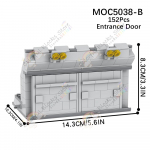 S&otilde;jav&auml;e seeria Kaasaegne s&otilde;da T&auml;iskasvanute ehitusklotside komplekt M&auml;nguasjad Relvad Lahinguv&auml;li Esimene liin Torn Kindlus Suurt&uuml;kiv&auml;gi Klotsimudel Kingitused