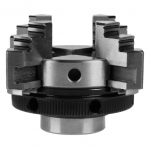 50mm Mini 4 L&otilde;uaga P&ouml;&ouml;ratav Isekeskenduv M14 Keermega Kinnitus Treipingi Manuaalne Padrun K02 50