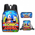 Sonic algklassilapse koolikott kolmeosaline komplekt anime multifilmikott &otilde;lakott pliiatsikott 54-NMAOV
