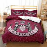 Uus 3D Juicy Couture Aastaringselt Kahekohaline Voodipesukomplekt 3-osaline Tekikokkuv&otilde;te Vooditekk Tekikate Topelt Suur Tekikate Kodutekstiilid 150x200cm 3pcs