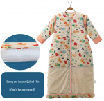 Kliirens: Puhast puuvillast beebi magamiskott &ndash; Kogu hooajaks, paks, jalgu lahtil&ouml;&ouml;mist takistav tekk keskmistele-suurtele lastele, tasuta saatmisega! S 90cm (Height 65-90cm)