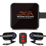 Motocam D6RL Mootorratta pardakaamera, Eesmine ja tagumine veekindel kaamera, IP67, Jalgratas, Mootorratas, Pardakaamera kollane