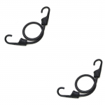 Kandmisn&ouml;&ouml;r jalgratastele, matkarattastele, jalgratastele, veniv n&ouml;&ouml;r, lasti kinnitamine, elastne k&ouml;is, J-konksud 45cm black must