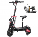 Elektriline t&otilde;ukeratas Boyueda 11 Istmega NFC 3000Wx2 Mootor 60V 38AH T&auml;iskasvanute Escooter Kandev&otilde;ime 200Kg S5 must