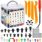 1240 tk 800 tk Auto Plastikklipside Komplekt 32 suurust Autode Kinnitusdetailide Kruvid Kaitseraua Uksepolstri Paneeli Kinnitusklambrid One Size