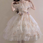 Suvine naiste kleit Magus kleit Lolita kleit Tikitud uhke kleit XL