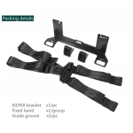 Terasest turvav&ouml;&ouml; kinnituskoht Turvav&ouml;&ouml; &uuml;henduskoht Universaalne paigalduskomplekt Auto lapse turvatooli jaoks ISOFIX(ZL-2049)