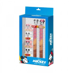 Kustutusk&auml;epidemega geelpliiatsi komplekt + - Disney Mickey & Minnie Mix - Mitmev&auml;rviline - &Uuml;ks suurus puhas