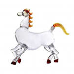 Hobuse T&auml;htkuju Klaasist Dekanteerija Edu Esimesel Katsel S&uuml;mboolne Disain K&auml;sitsi Puhutud Kunstiline Lik&ouml;&ouml;ri Dispenser Kodu Dekoor Loov Kingitus Kollektsion&auml;&auml;ridele Horse