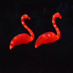 LED Solar Flamingo Stake Light Rathway Dekoratiivne &otilde;ueala valgusti