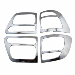 2008-2011 kroomitud tagatule dekoratiivne tagatulede dekoratiivkatte kleebis Toyota Fortuner Hiluxile