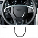 ABS Carbon fiberSteering Wheel U shape Trim For Land Rover Discovery Sport 15-19