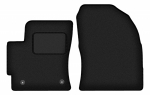 Dywaniki samochodowe prz&oacute;d do: Toyota Corolla Cross SUV, FWD (2022-) czarne