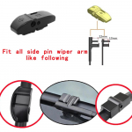 For Alfa Romeo 159 SW Sportwagon 2005 - 2012 Model Car Parts Front Window Winter Double Rubber Windshield Wiper Blade automobile must