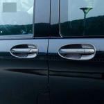 S&uuml;sinikkiust auto ukse k&auml;epideme kausi kate Mercedes Benz Vito W447 Metris Valente V-klassi 2014- stiilikleebis silver handle