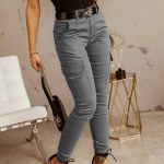 Kevad Streetwear P&uuml;ksid Suvised Solid Slim Cargo P&uuml;ksid P&uuml;ksid Mood Naiste Jooksjad Pantalon Mujer Taskud Riided 26211 S